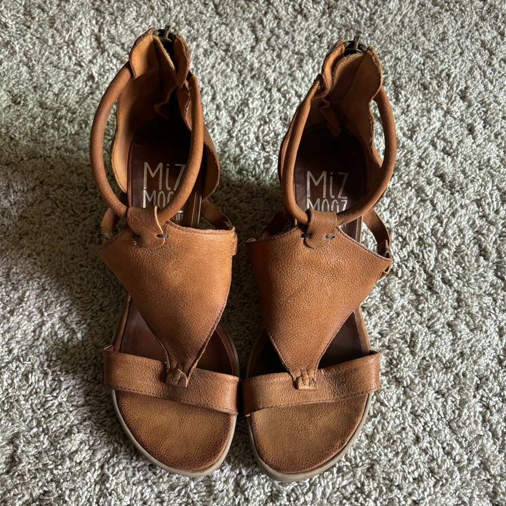 Miz Mooz wedge heel. Beautiful, soft leather. Size 40